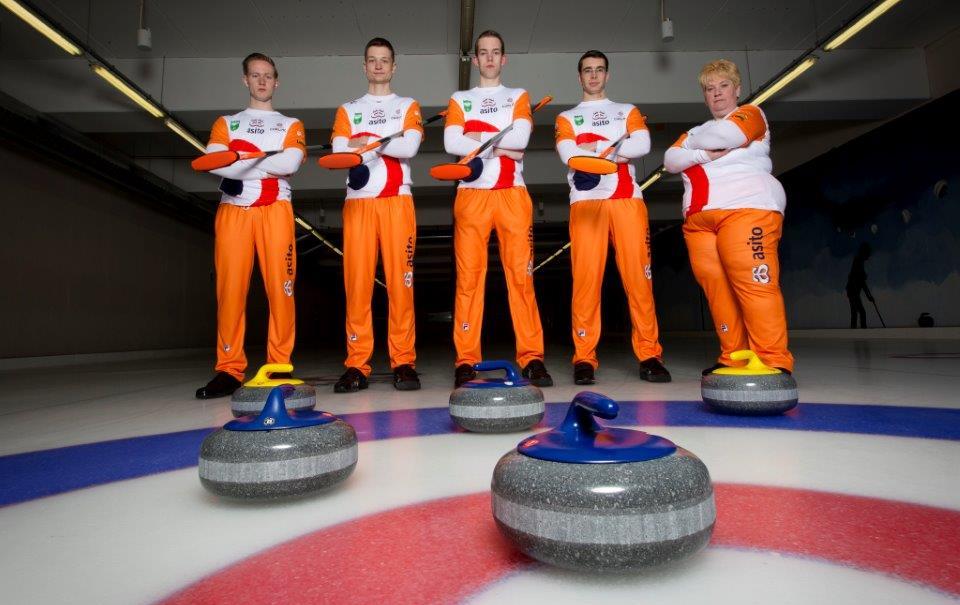 Asito hoofdsponsor Nederlandse Curling mannen