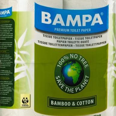 Bampa bamboe toiletpapier