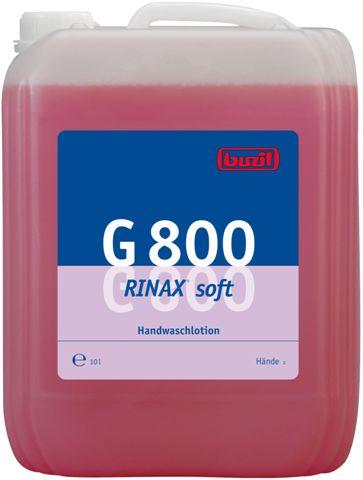 Buzil Rinax Soft G 800 in één en vijf liter verpakking