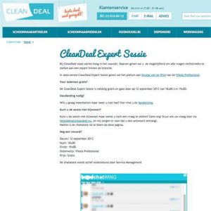 CleanDeal Expert Sessie over werkwagens