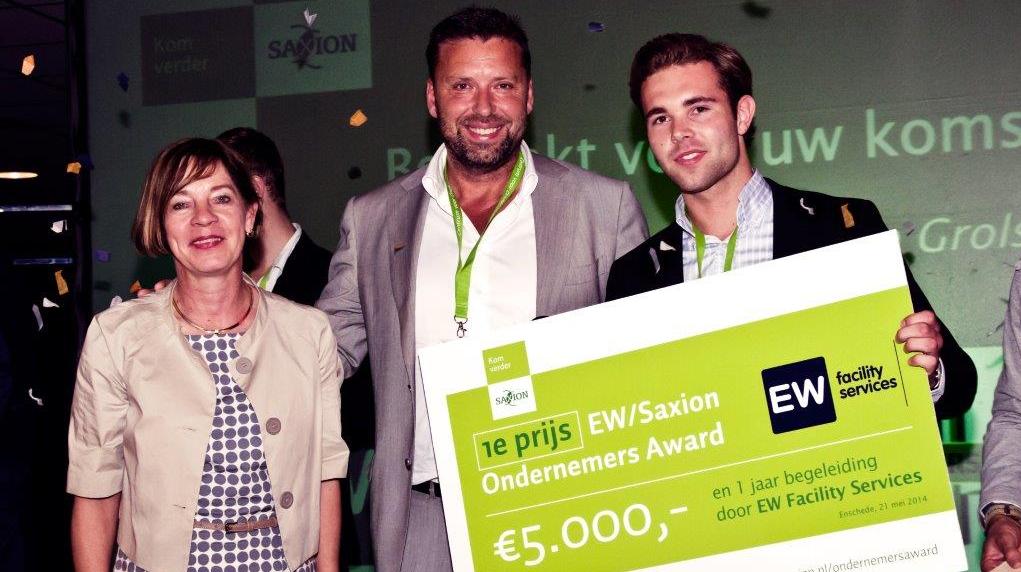 Alessio Pinna wint EW Saxion Award