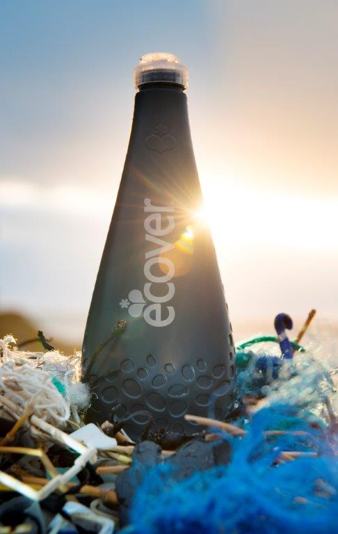Ecover Ocean fles van plastic uit zee