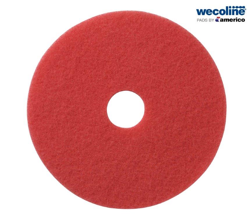 Nieuwe Wecoline rode schrob pad voor dagelijkse vloerreiniging