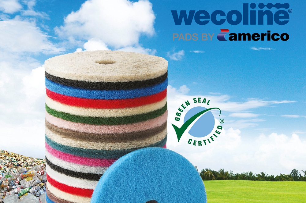 Wecoline Full Cycle pads by Americo gecertificeerd door Green Seal