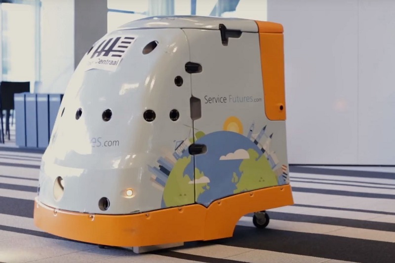 Volledig assortiment TASKI robots door ISS ingezet DUOBOT SWINGOBOT AEROBOT
