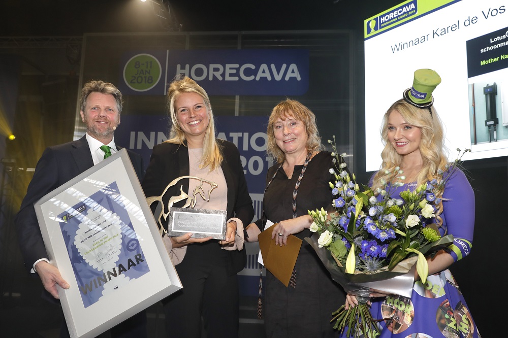 Lotus PRO wint Karel de Vos duurzaamheid award