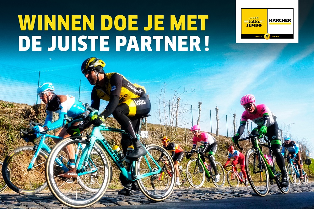 Kärcher sponsort LottoNL-Jumbo wielerploeg