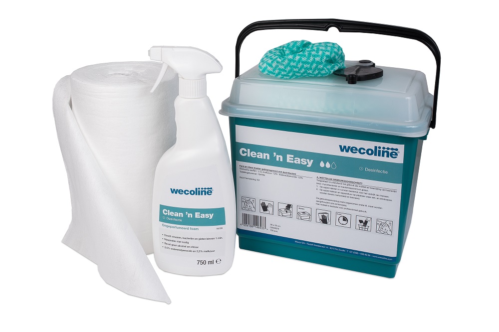 Wecoline Clean 'n Easy uitgebreid met geregistreerde virucide