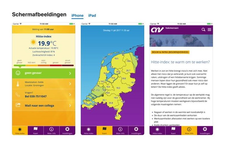 CNV lanceert hitte-app om 'cool' te blijven als het 'bloody hot' is