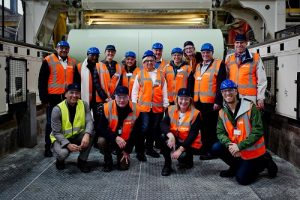 Internationaal bezoek voor Essity fabriek in Cuijk
