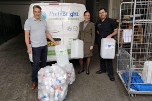ProfiBright start recycling reinigingsflacons Hilton hotels