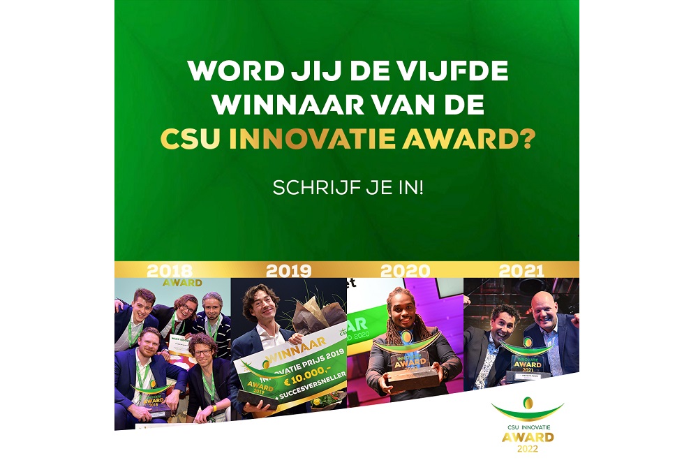 Lustrumeditie CSU Innovatie Award 2022 van start