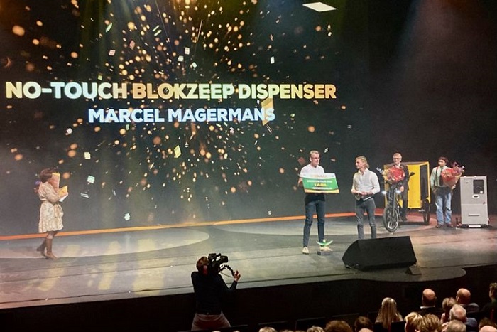 No-Touch blokzeepdispenser wint CSU Innovatie Award