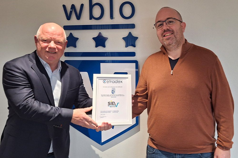 WBLO eerste trotse drager van het SIEV Glas & Gevel Keurmerk